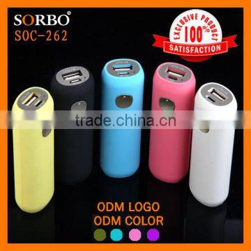 New Lipstick 2600mAh Portable Charger Power Bank