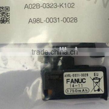 japan made fanuc battery A98L-0031-0028