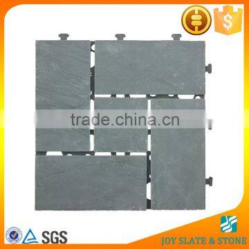 China factory slate interlocking tile/interlocking mat
