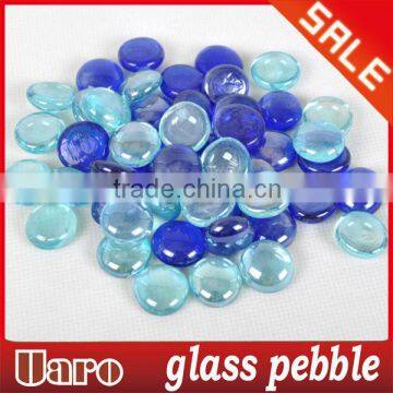 Blue Glass Pebbles/Round Blue Glass Pebbles/Light Blue Glass Pebbles