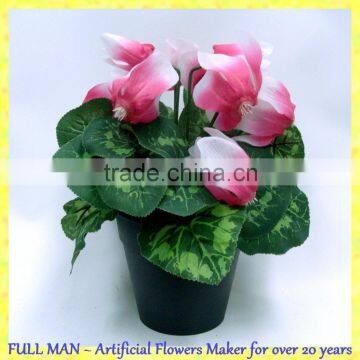 Table Wedding Decoration Artificial Potted Flowers Cyclamen Flowers