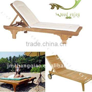 wooden lazy loung chair wooden sun chair relax chair wooden spa massage lazy chair