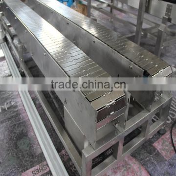 SS304 chain conveyor for heavy duty loading