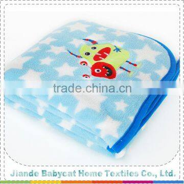 Best Prices trendy style plain polyester baby blanket with many colors