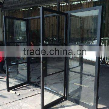 Elegant house windows simple iron window grills design steel doors Manufacturer made in Xiamen,China