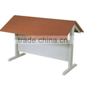 Hot selling school library wooden reading table, office conference metting desk