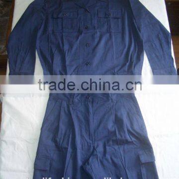 Dark Blue Ployester Cotton Wholesale Fashion Europe Market Work Clothes