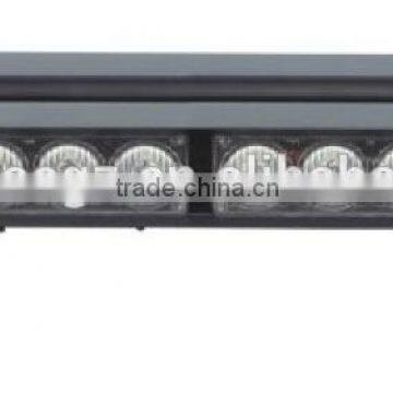 2WAY,Dual Row Traffic Advisor Strobe Light bar, LED Directional Warning Strobe Light Bar(SR-DL-166D-4) 1W per LED, Front & Back