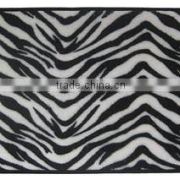 High quality washable polyester fiber bathroom mat