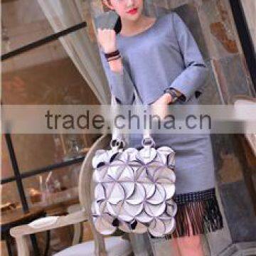 PU Leather Large Capacity Elegant Female Hand Bag photo-2