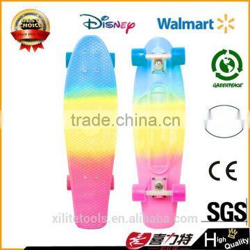 New 3 color fade skateboard,New style cheap sale skateboard fish skateboard