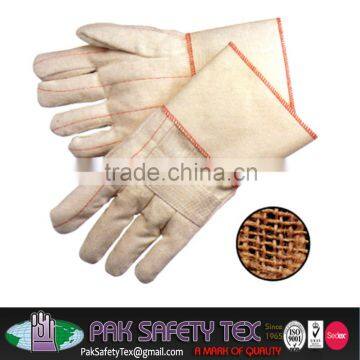 Terry Gloves/Heavy Canvas Mitten/Kitchen Mitten/Oven Gloves/Bakery Mitten/Wrist Gloves Double Palm Loop Out 26 oz