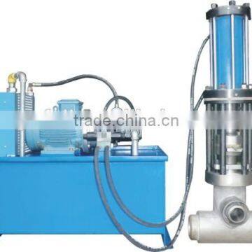 Hydraulic type jacketed melt flow control valve