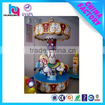 new design electric 3 seats mini fiberglass carousel rides