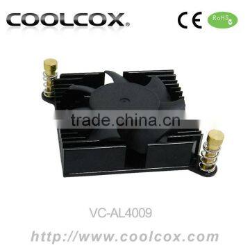 CoolCox Graphic card cooler,Chipset cooler fan,Cooling fan wth heatsink VC-AL4009,hole distance 59mm,height 12mm