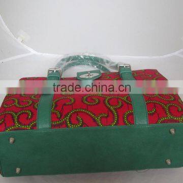 2016 High Quality African Fabric Handbag Wax Print Bag photo-6