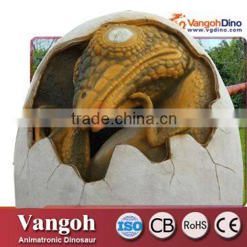 VGD-573 Simulation dinosaur fiberglass dinosaur egg statues