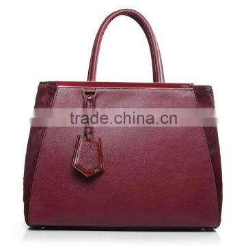 luxurious leather purse shoulder bags handbag for woman