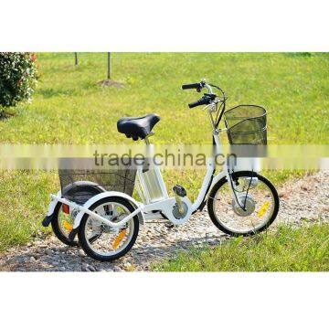 cheap price 250W 36V three wheel electric cargo bicycle