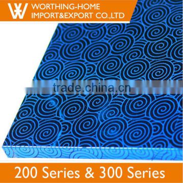 304 non-skid embossed stainless steel sheet