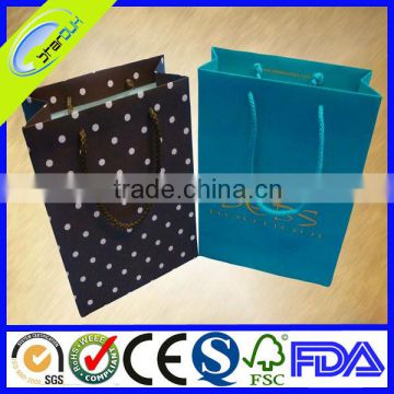 laminated packing paper bag with handle