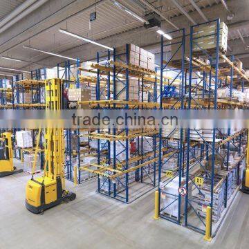 Warehouse storage metal racking