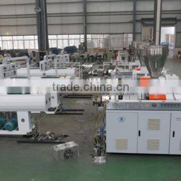 16 - 110 mm PVC Double Head Pipe Production Line with German Technology