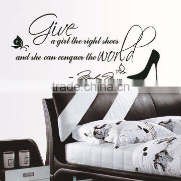 Rest room Fashion wall word stickers