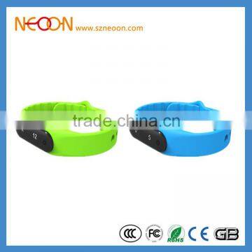 Smart Wearable Project OEM Service Logo Printing TPU/silicone Smart E06 Sport Fitness Wristband photo-5