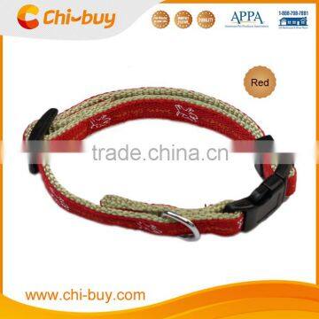 15~25cm Red Printing Nylon Dog Collar Martigale Pet Collar, Free Shipping on 49usd order