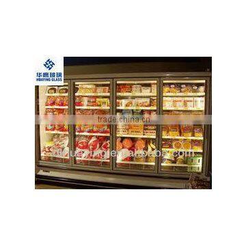 Supermaket uprihgt display freezer glass door