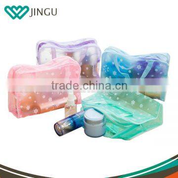 Wholesale plastic pvc travel clear ladies plastic bags china supplier