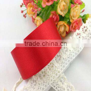 2015 Manufacture Wholesale woven hair accessories 100% Polyester Satin Ribbon