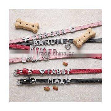 leatheroid cat collars(PC075)