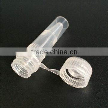 medical distributors self-standing cryo tube with clear cap