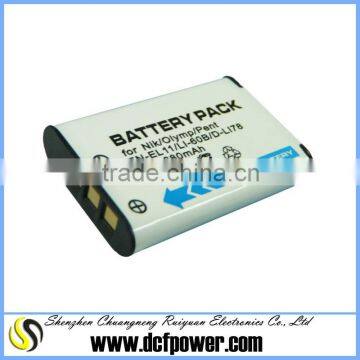 Factory price replacement for EN-EL11 LI-60B for Coolpix S550 S560 Optio L50 PC75 camera lithium battery pack D-LI78 DLI78