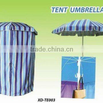 TNT advertising beach umbrella