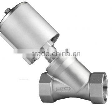 2 Way Full Stainless Steel Angle Seat Valve With Pneumatic Actuator photo-6