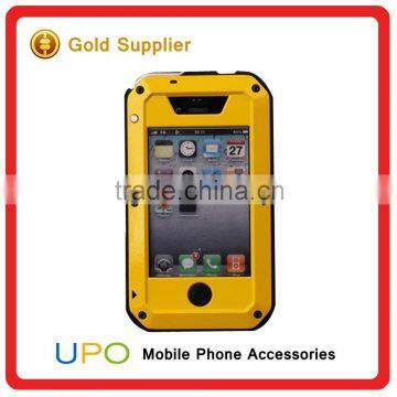 [UPO] New Arrival Shockproof Defender Metal Bumper Phone Covers Case for iPhone 4 4s