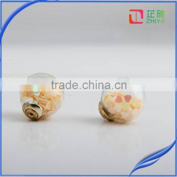 Aros Double Pearl Rhinestone Crystal Earrings for Women Crystal Gold Stud Earrings Jewelry Accessary photo-6