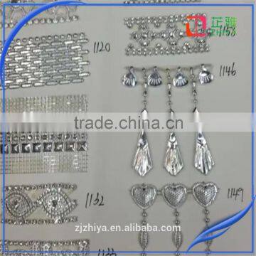 wholesale garment ss10 palstic rhinestone trimming