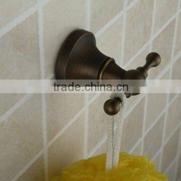 Rural Brass Decorative Robe Hook, Bath Coat Hooks for Bathroom accessories