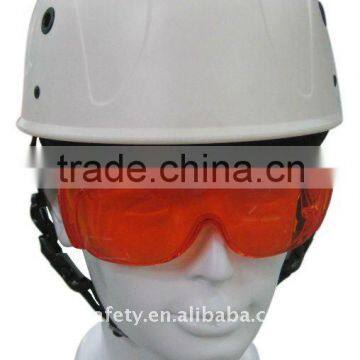 Rock climbing helmet in white