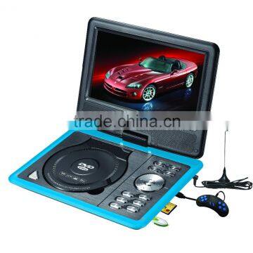 9.8" inch DVD Interface: SD/USB/TV/Earphone/AV input-out/Game