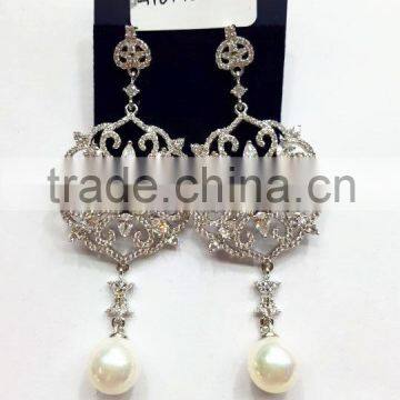 wedding earring cubic zirconia earring Bridal earrings