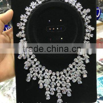 AAA CZ stone wedding necklaces