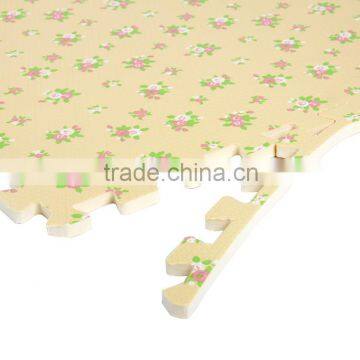Durable EVA Jigsaw Puzzle Floor Protection Interlocking Mats-calico Printings photo-6