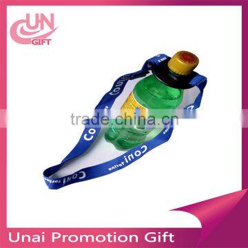 Adjustable Top Quality Simple Designs Water Bottles Holder With Neck Lanyard