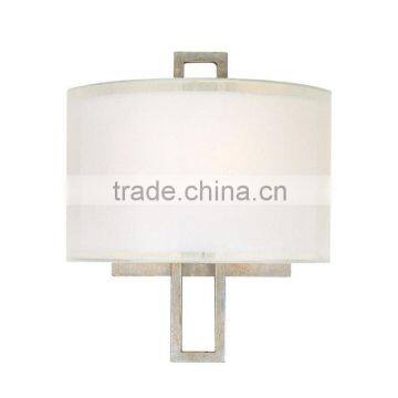 2015 hot sales project Wall Sconce In Winter Gold /Silver With Organza shade