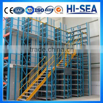 Warehouse Storage Multi-level Mezzanine Racking and Shelving System